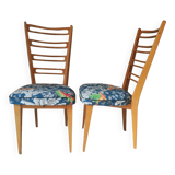 Pair of one-piece chairs