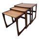Nesting teak tables g.plan 1960