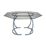 Glass dining table