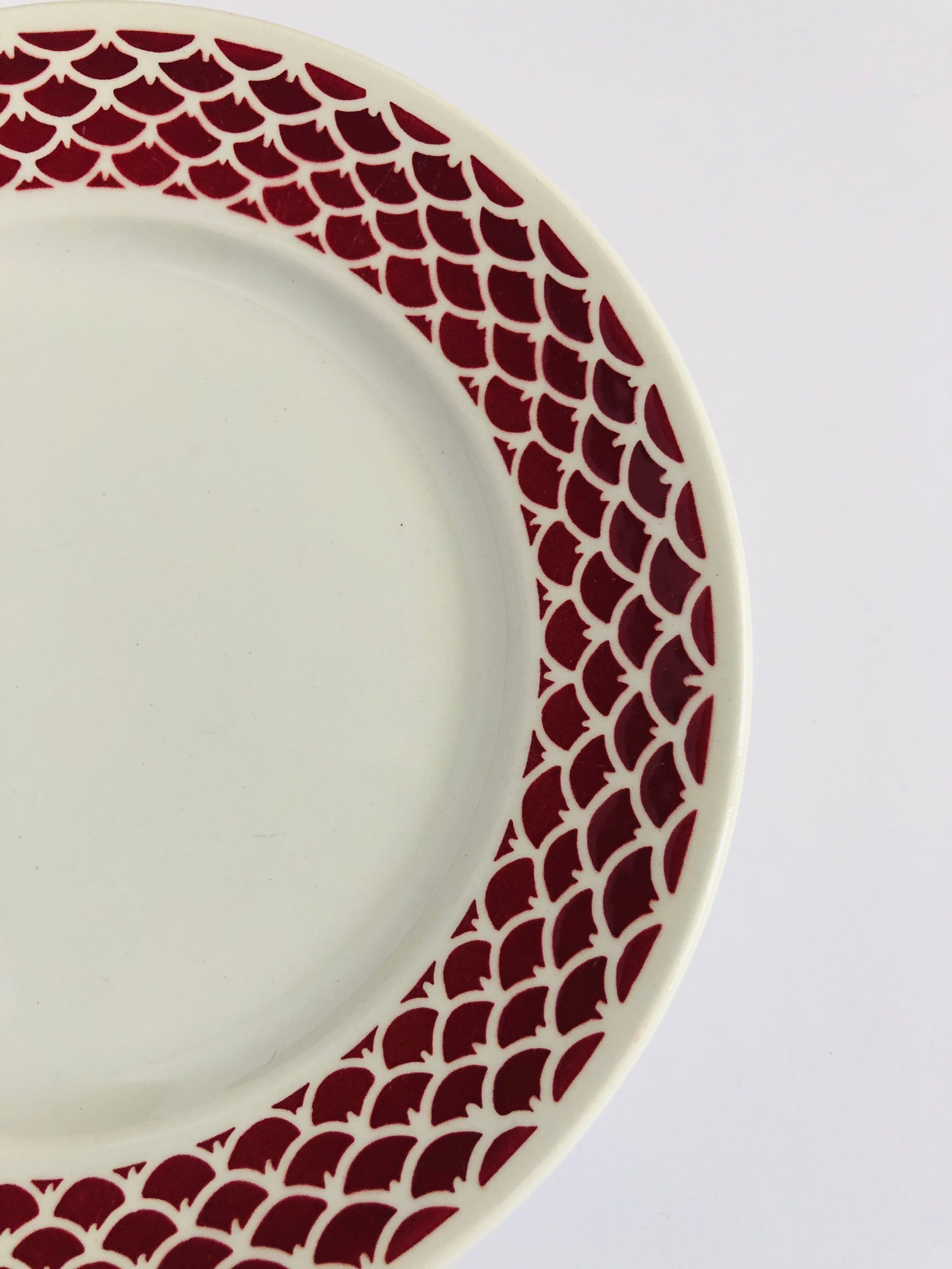 Old dessert plates