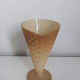 Lot de 5 coupe à glace cornet gaufrette