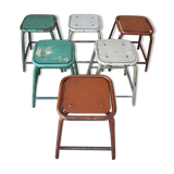 6 industrial stools