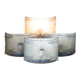 Vintage Murano glass wall lamps by Mazzega, Italy, 1970, set of 4