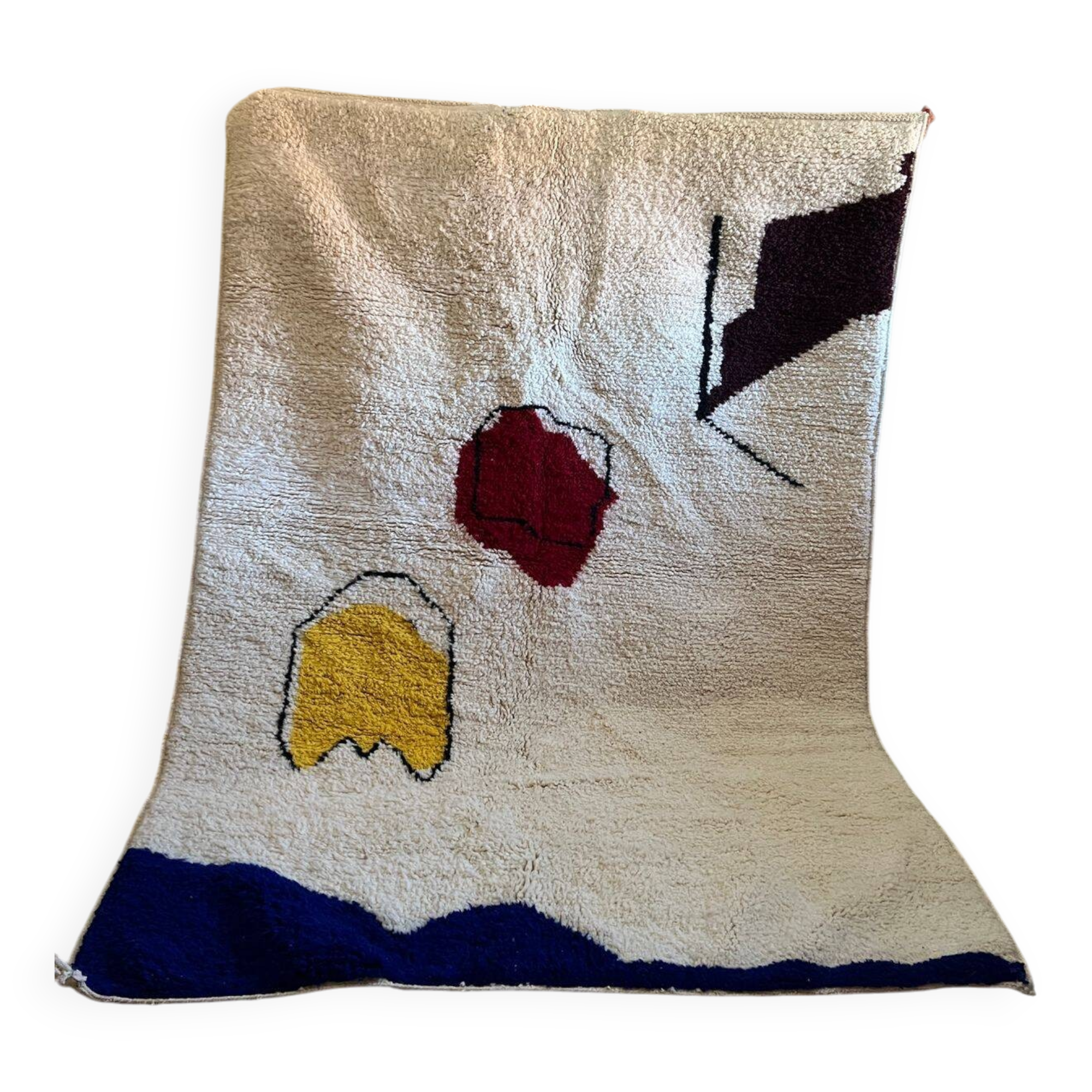 Contemporary Berber rug burst of silence 3*2 m