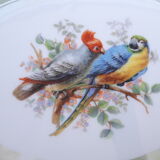 Corbeille ajourée en porcelaine Bavaria Schumann motif oiseaux