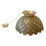 Mother-of-pearl pendant lamp Selency x Monoprix Croisé Laroche