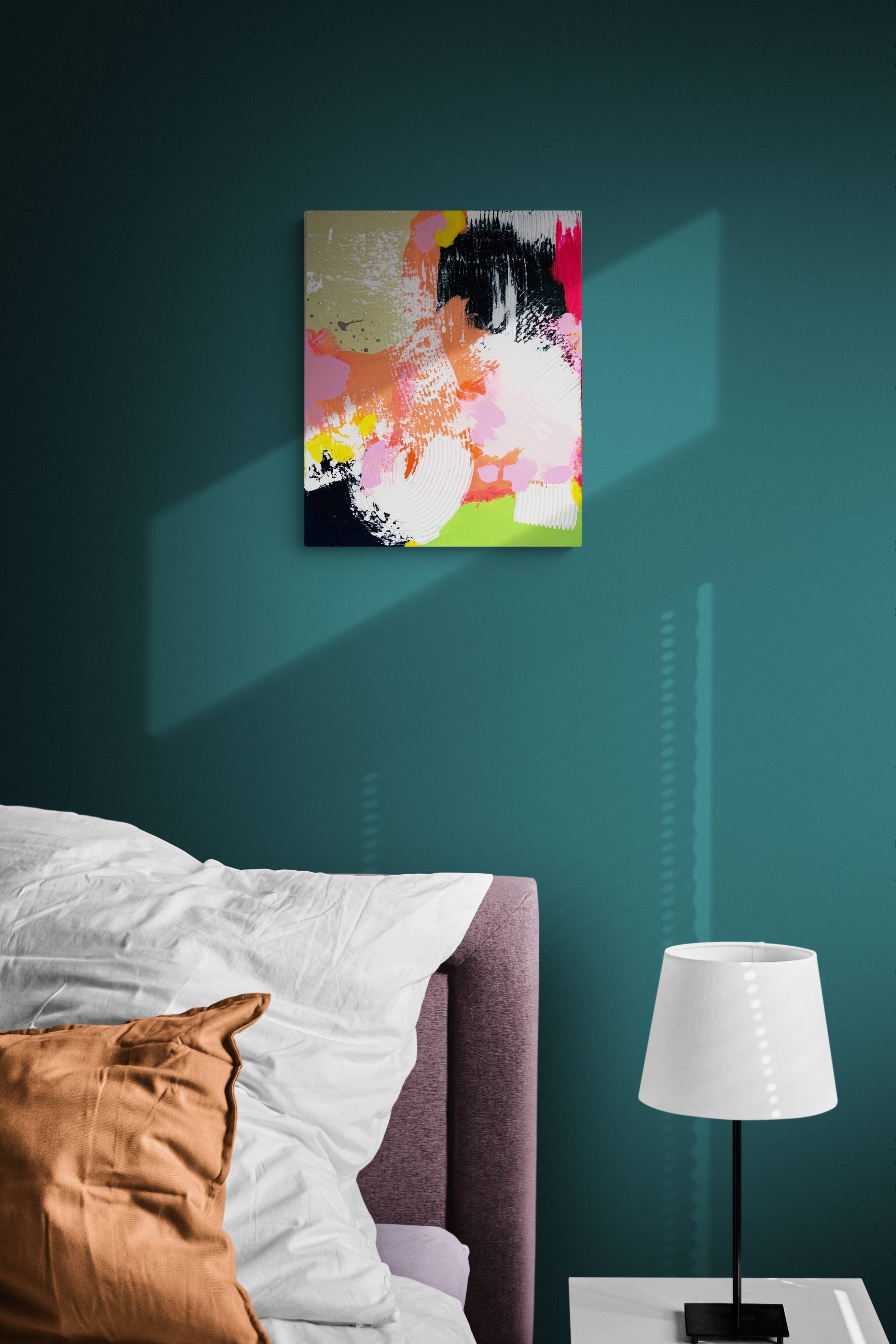 "Run To Me" modern abstract Art Painting, 38x46cm