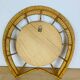Miroir soleil rotin vintage 37 cm