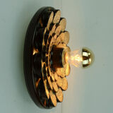 Flower-shaped ceramic sconce 1970s