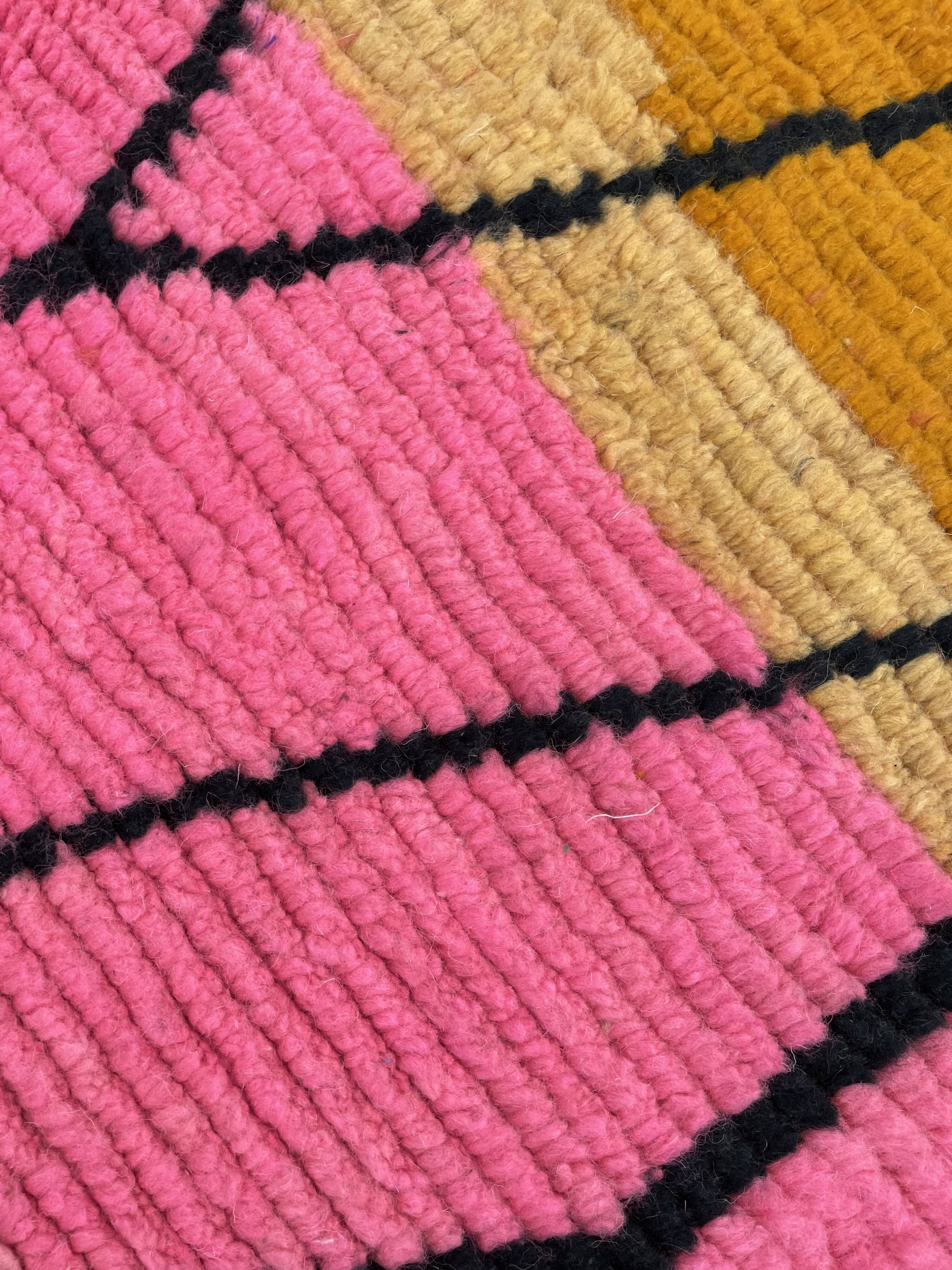 Living room rug berbere Boujad wool