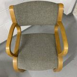 Pair of Danish armchairs, Canteliver model signed Magnus Olesen