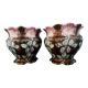 Gustave de Bruyn, Fives/Lille workshop - Pair of slip-cast planters