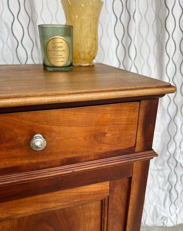 Vintage bedside table in solid wood