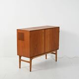 Meuble bar scandinave en teck des années 1950