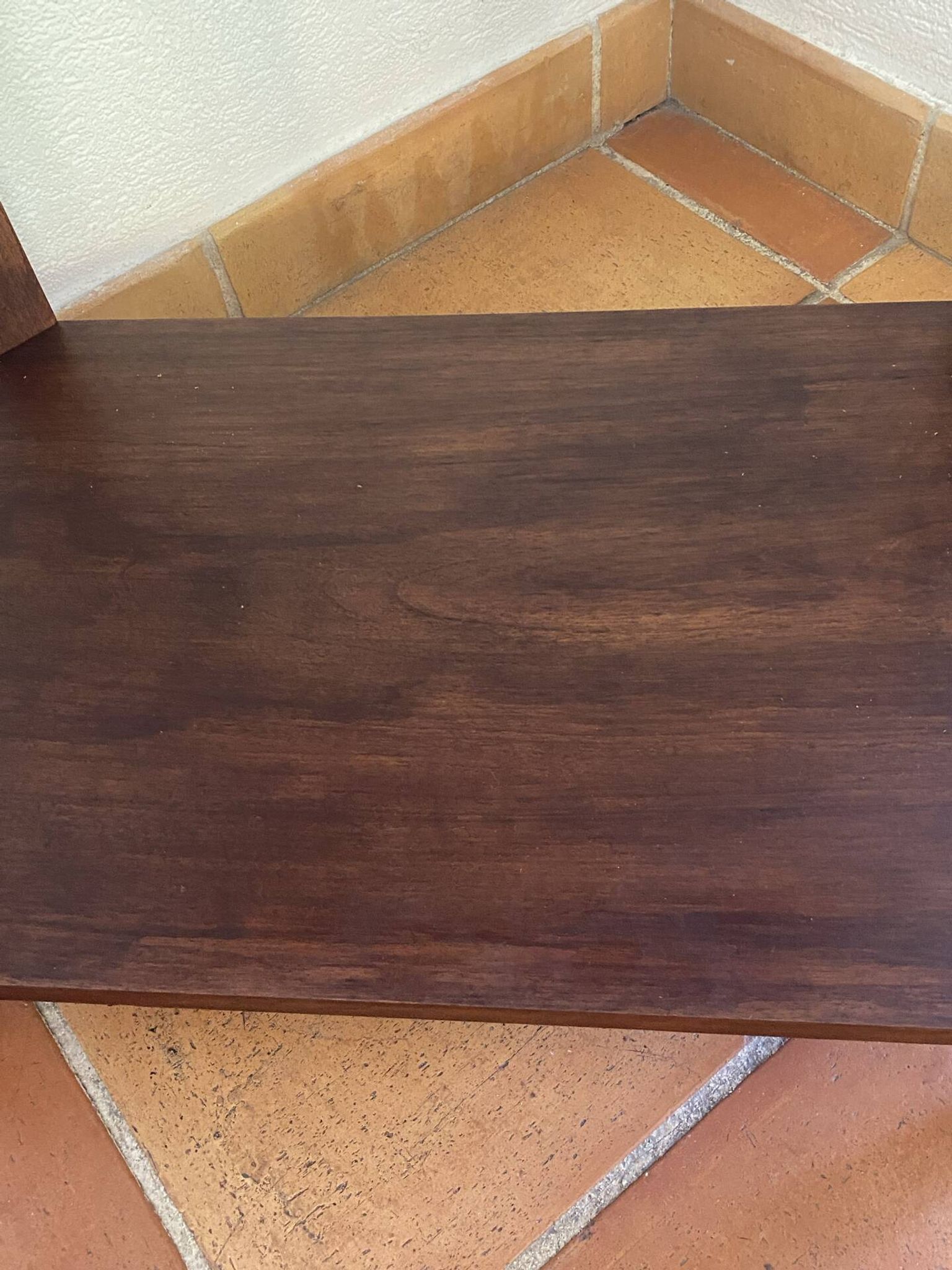 Wooden dessert table