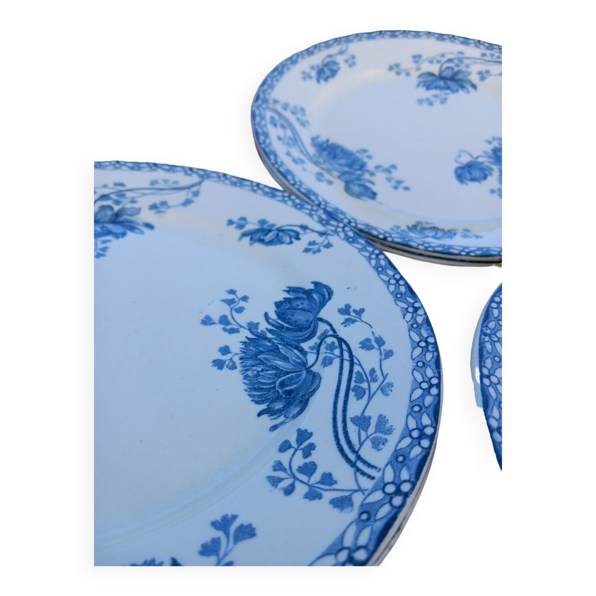 13 sarreguemines plates model royat