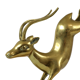 Vintage gazelle antelope brass copper statue sculpture deer 32cm