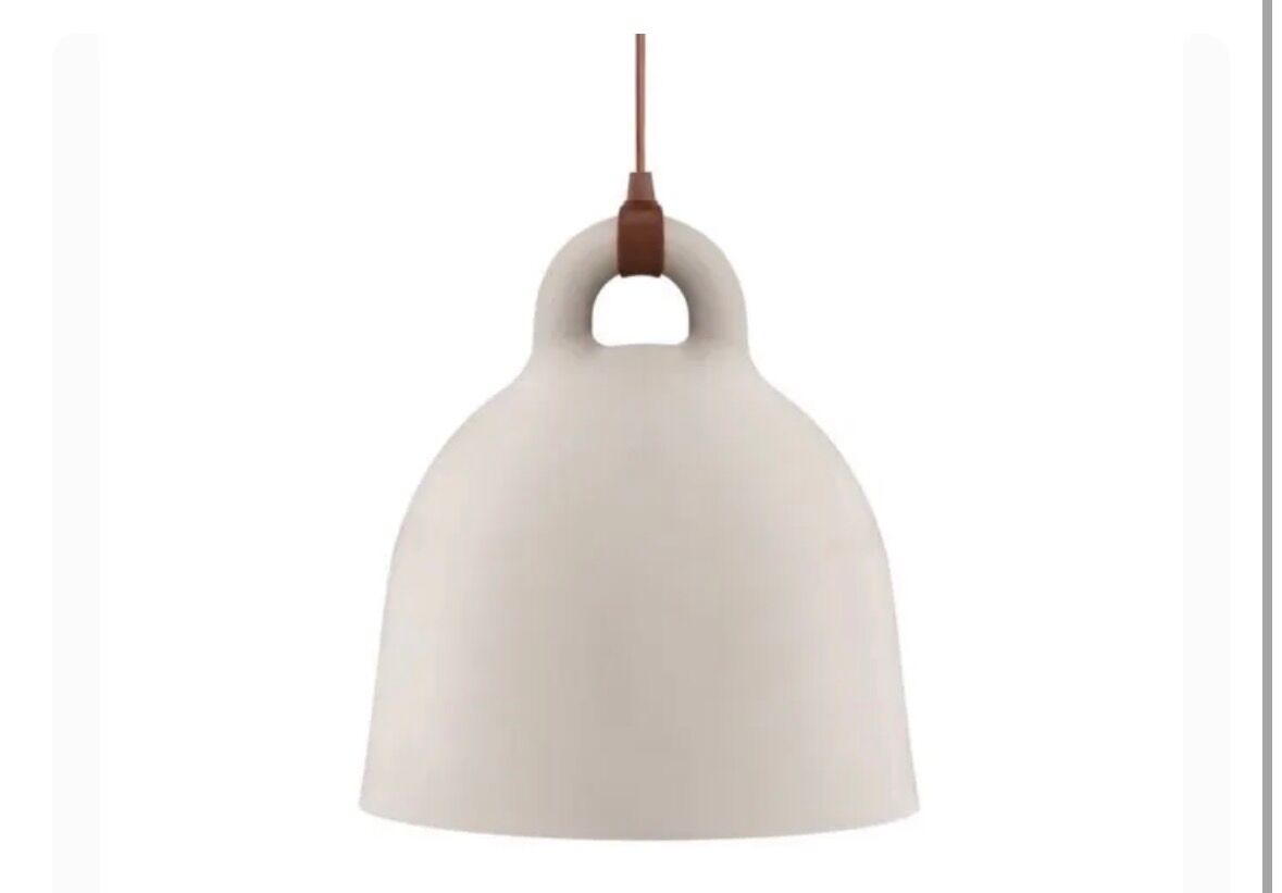 Suspension Normann Copenhagen Bell metal beige / Small Ø 35 cm