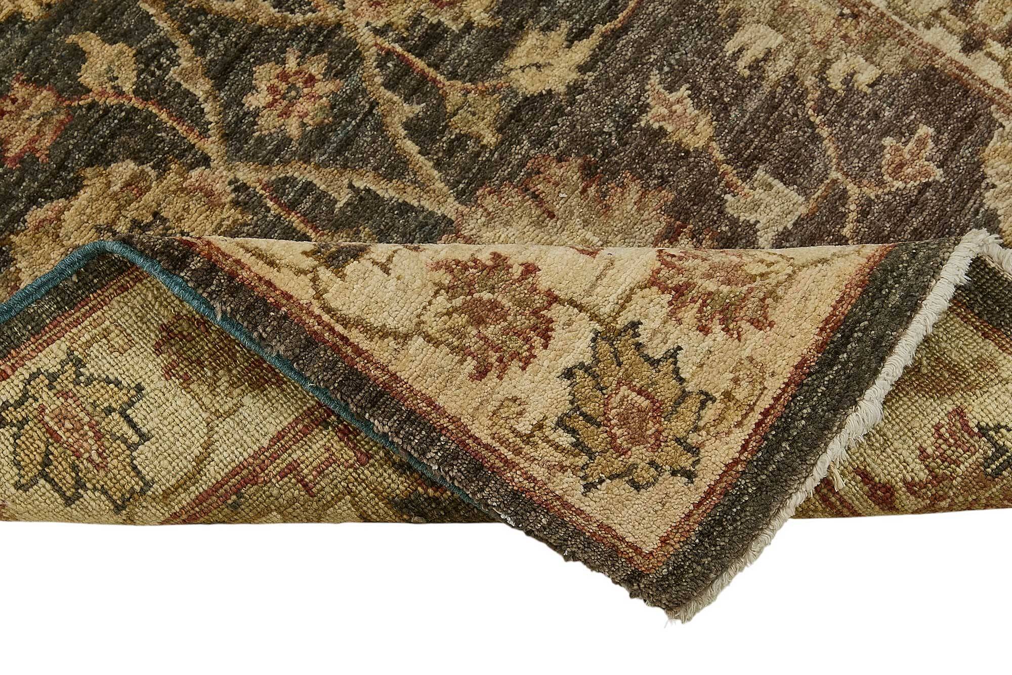 Turkish Handknotted Wool Oushak Rug 78 cm x 311 cm