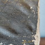 Painting on canvas former ballet dancers signed