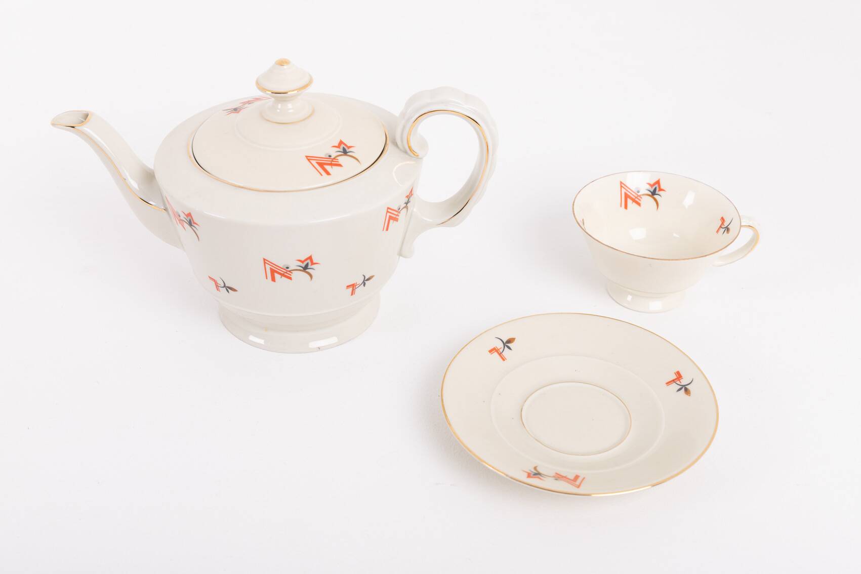 Vintage tea service from Johann Seltmann for Bavaria, Germany 1960’s