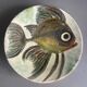 Série de 6 assiettes Puigdemont motifs poissons