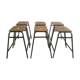 Lot of 6 laboratory stools
