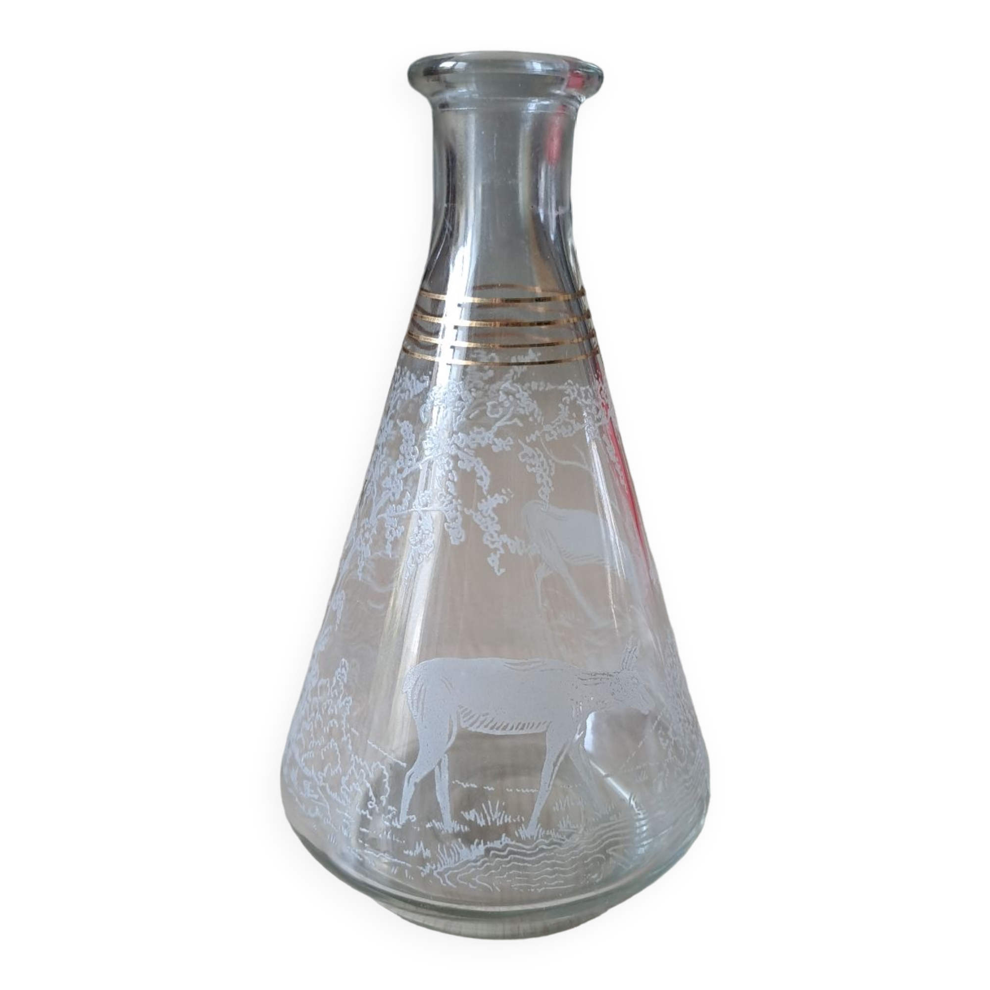 Vintage glass carafe