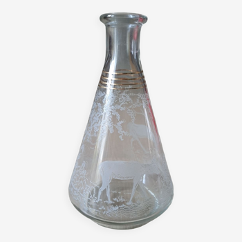 Vintage glass carafe