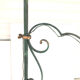 Lampadaire en fer forgé vert et doré vintage année 50