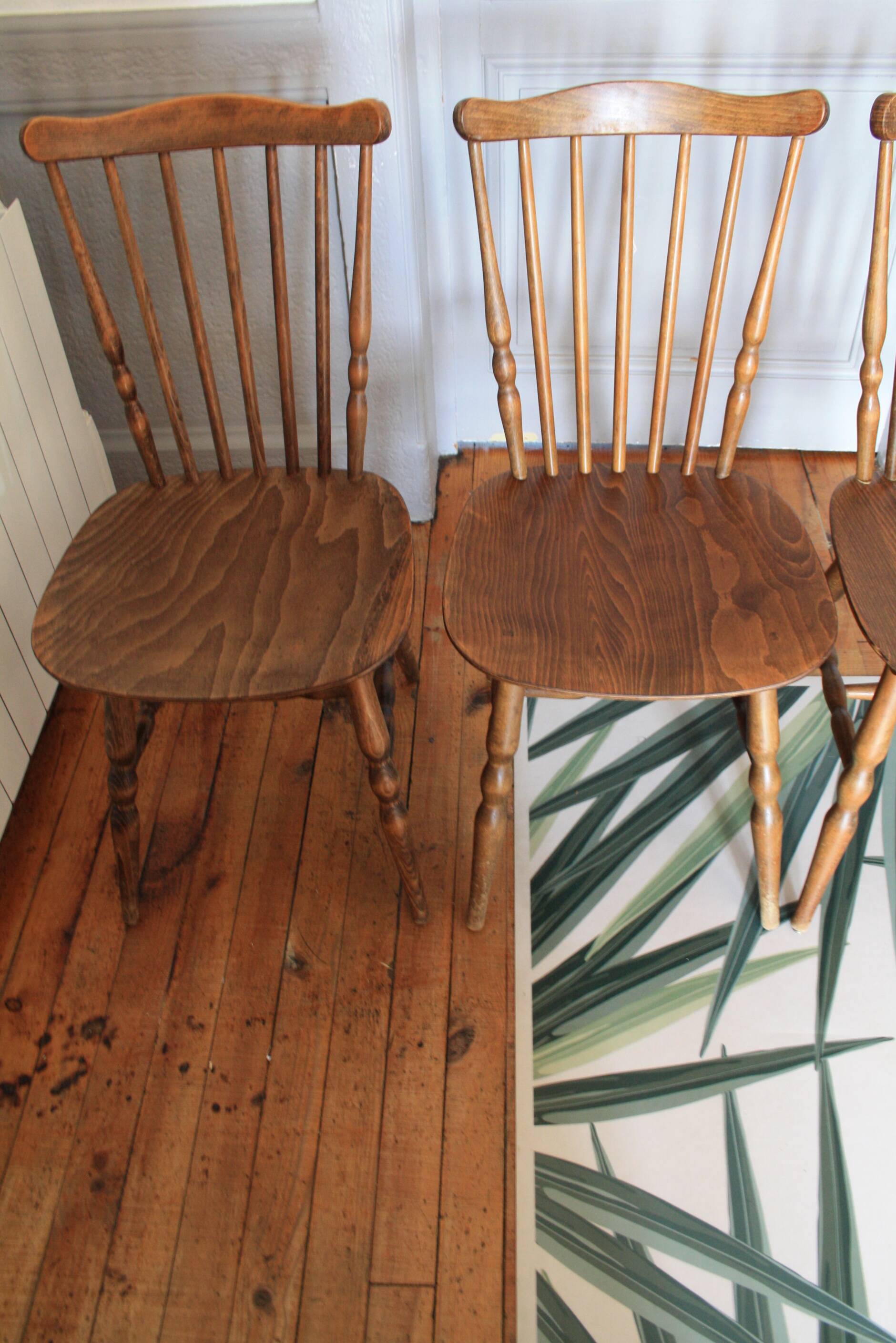 Set of 4 Tacoma Baumann bistro chairs