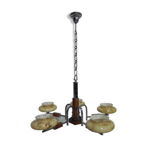 lustre art déco avec