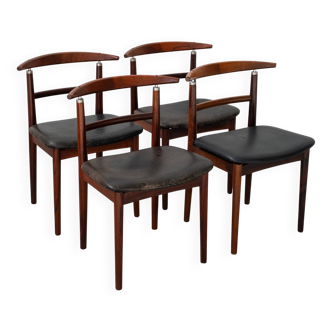 Helge Sibast rosewood dining chairs