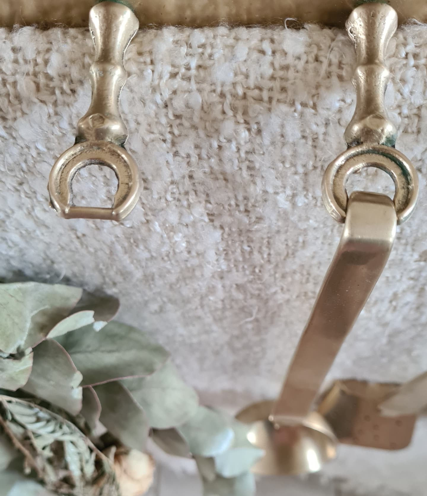 Brass kitchen utensils