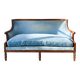 Empire sofa in blue mahogany