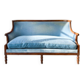 Empire sofa in blue mahogany