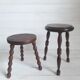 2 stools and 1 pot cover basket