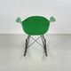 Fauteuil à bascule Eames Herman Miller RAR vert Kelly