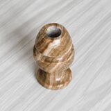 Marble candle holder.
