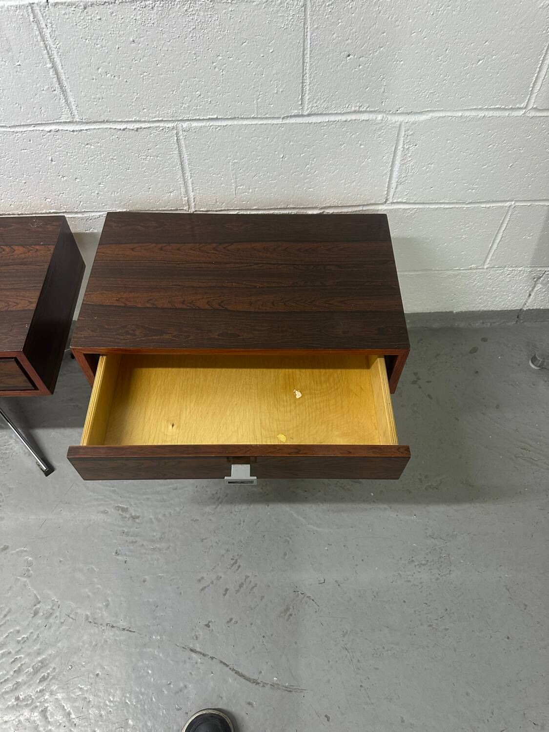 Paire de chevets vintage Palissandre de Rio