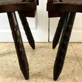 Vintage tripod stools from the 70s