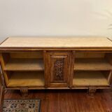 Sideboard, sideboard, wood and marble