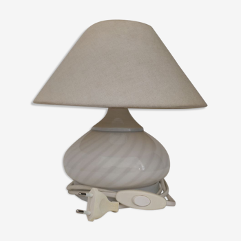Lampe de table tourbillon murano