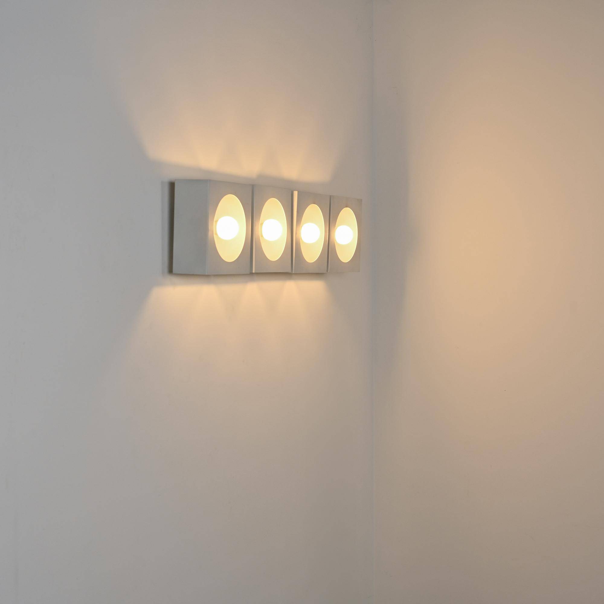 Set of 4 wall lights 2091 by Guy Bertrand for Disderot, circa 1965.