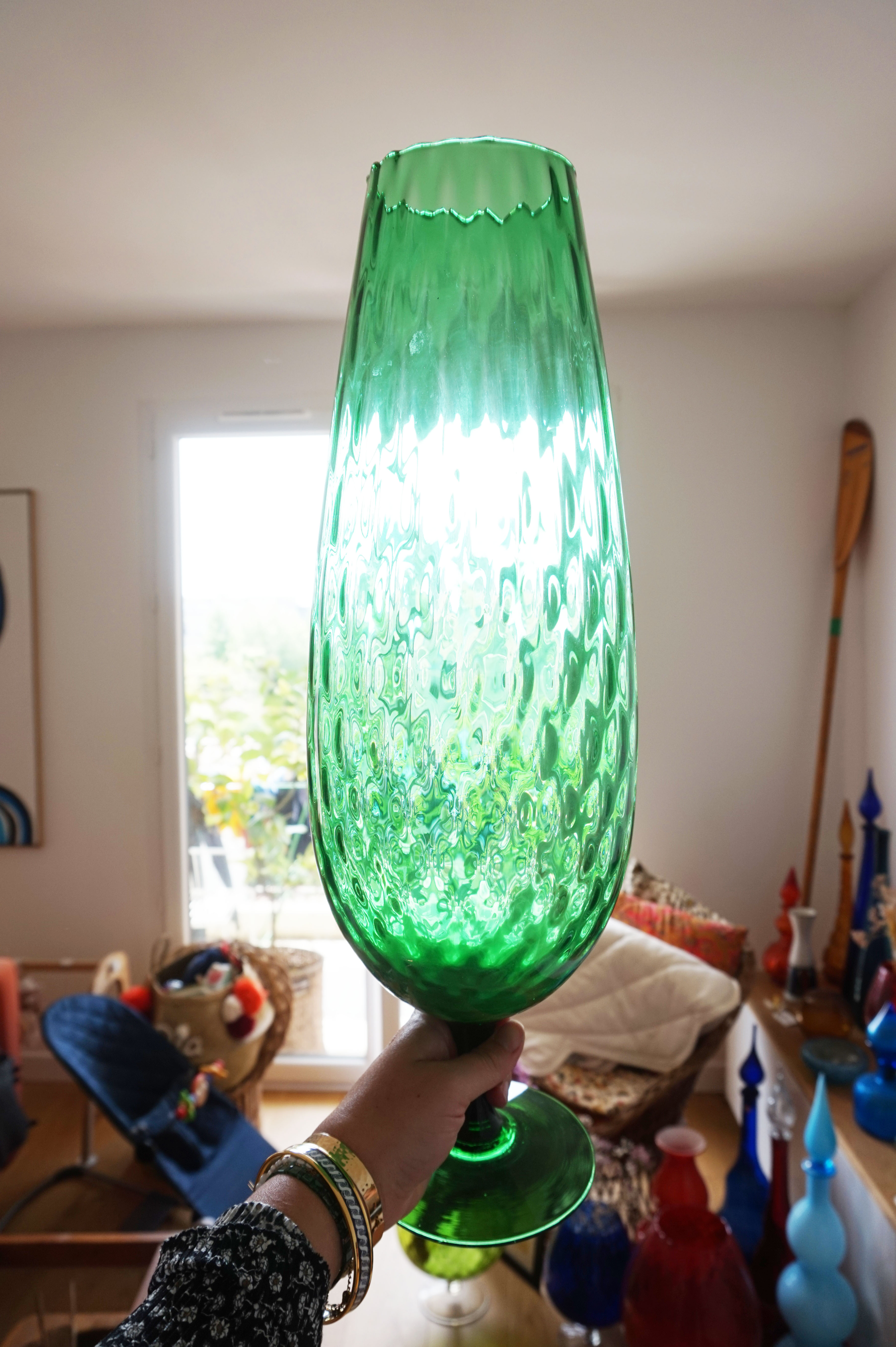 Green Empoli Italian Vase