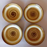 4 Longchamp calotte plates