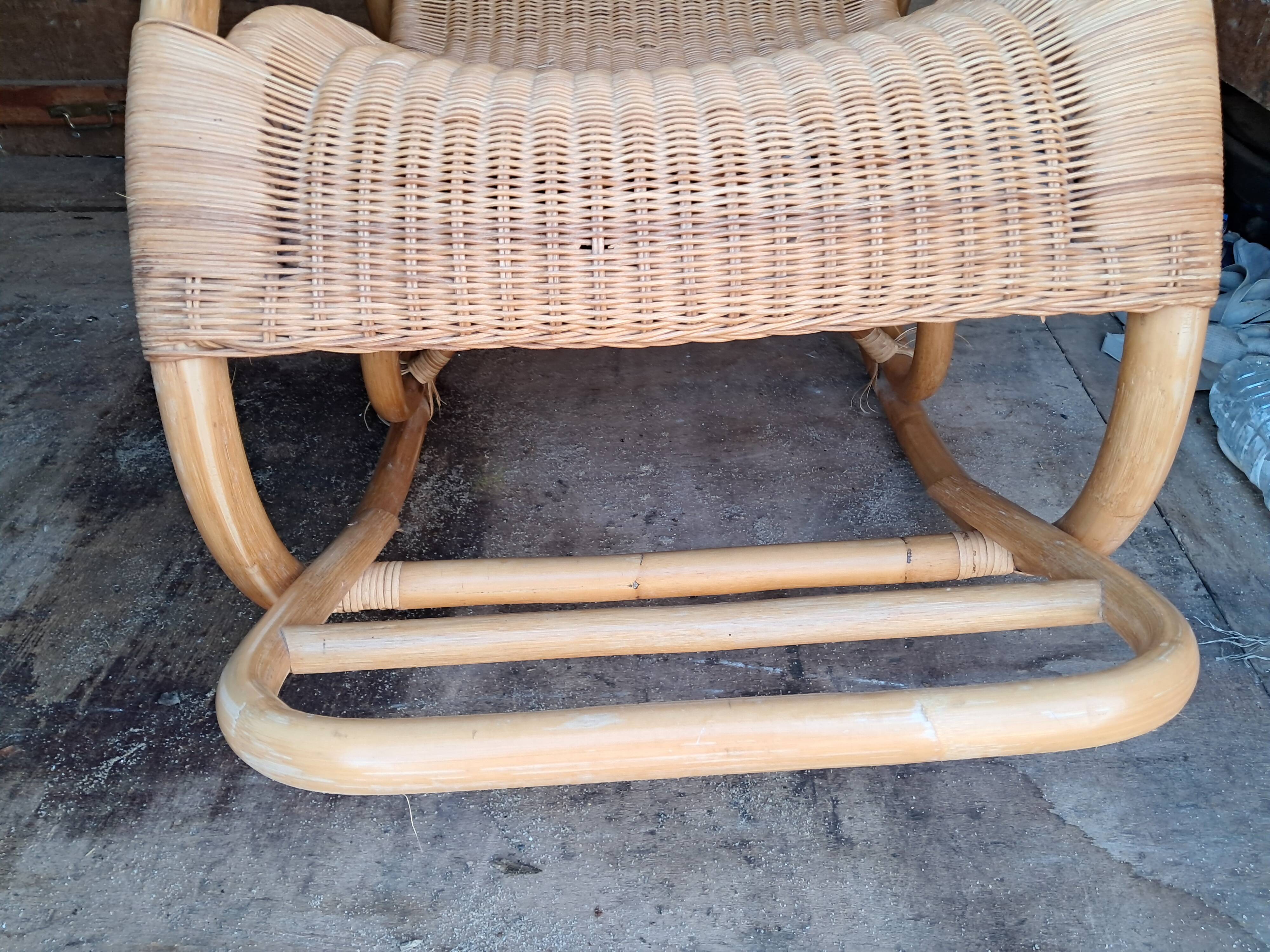 wicker rocking chair