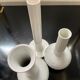 Trio de vases soliflores en céramique émaillée Germany