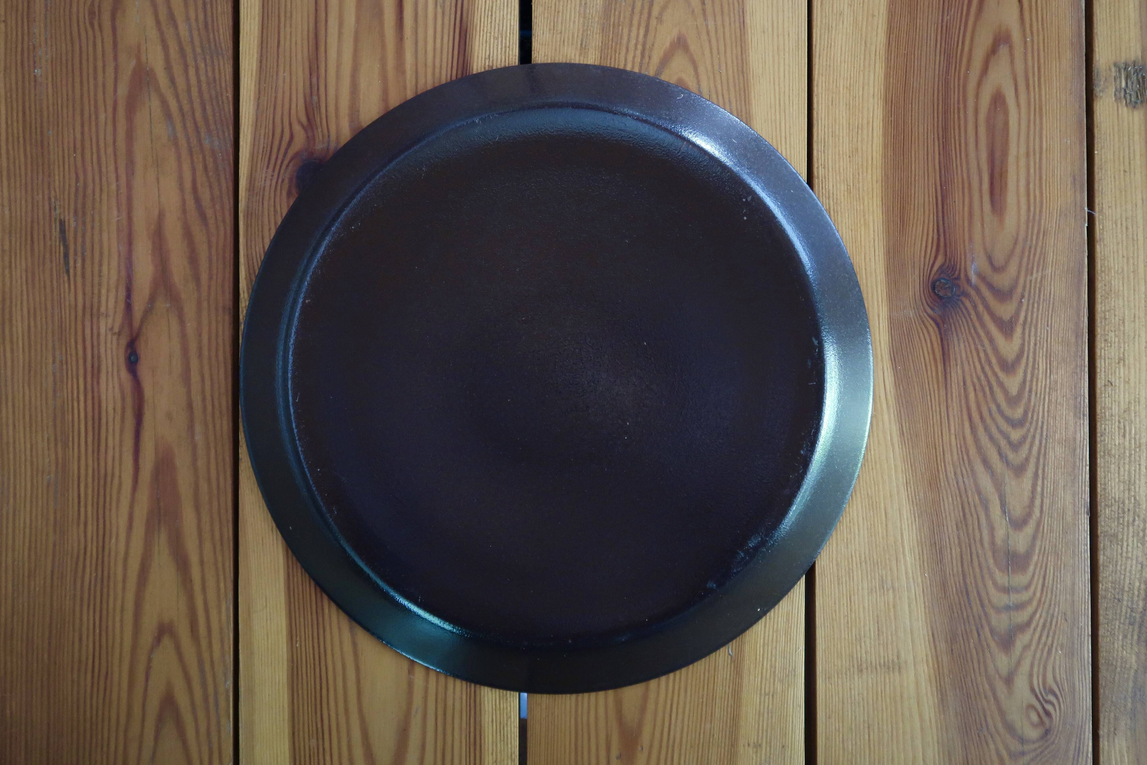 Hollow round dish "Maille" faience Niderviller, 60s