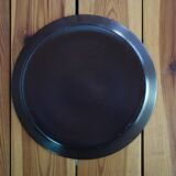 Hollow round dish "Maille" faience Niderviller, 60s